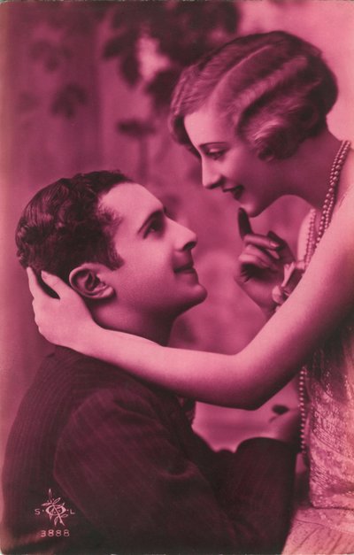 Romantik kartpostal, c1920