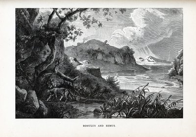 Romulus ve Remus, 1882 by Unbekannt