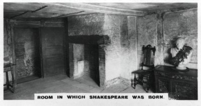 Shakespeare'in doğduğu oda, 1920'ler by Unbekannt