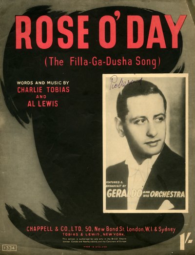 Rose Oday The Filla-Ga-Dusha Şarkısı, 1941 . by Unbekannt