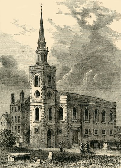 Rotherhithe Kilisesi, 1750, c1878. by Unbekannt