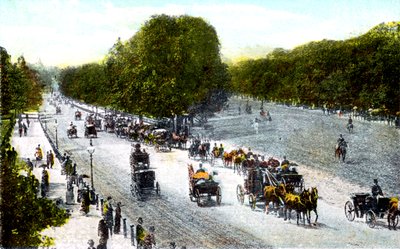 Rotten Row, Hyde Park, Londra, 20. Yüzyıl by Unbekannt