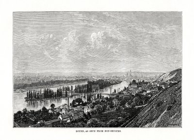 Rouen, Normandiya, Fransa, 1879 by Unbekannt