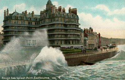 Dalgalı deniz, Sıçrama Noktası, Eastbourne, Sussex, c1912 by Unbekannt