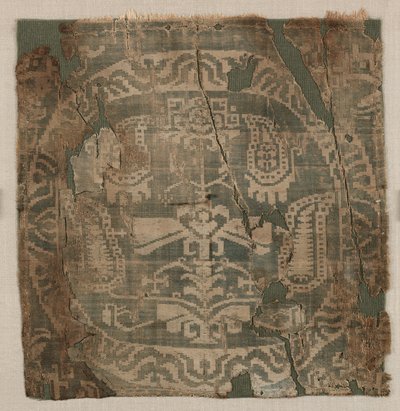 Köşeli palmet ağaçlı yuvarlak, tunik, 650-850. by Unbekannt