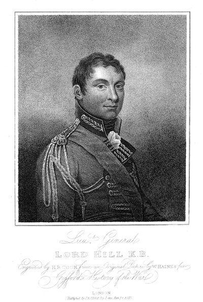 Rowland Tepesi, 1. Vikont Tepesi, İngiliz askeri, 1815 by Unbekannt