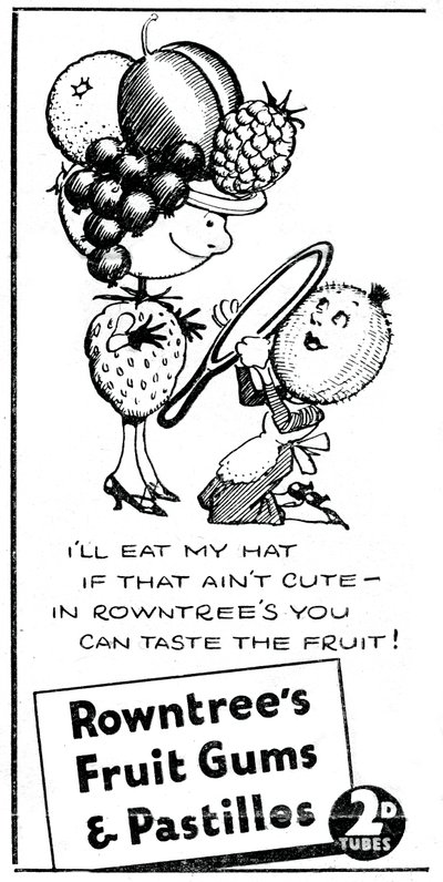 Rowntrees Meyveli Sakızlar ve Pastiller, 1938 by Unbekannt
