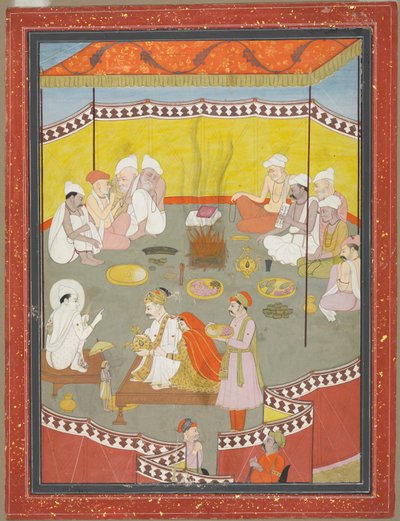 Kraliyet Çifti Yemek Dağıtıyor, 1700