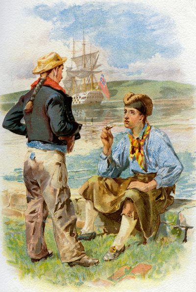 Kraliyet Donanması denizcileri, 18. yüzyıl c1890-c1893 by Unbekannt