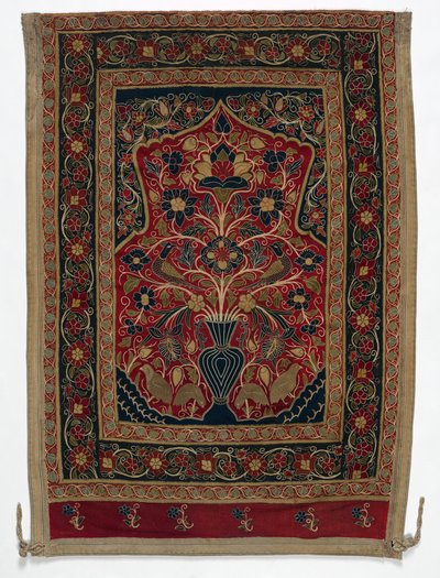 Bir panel B, 1834-1848 ile Muhammed Şah duvar paneli için yapılmış Kraliyet Yuvarlak Çadır. by Unbekannt