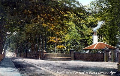 Rozelle Gates, Burns Cottage yolunda, Ayr, Ayrshire, 1913 by Unbekannt