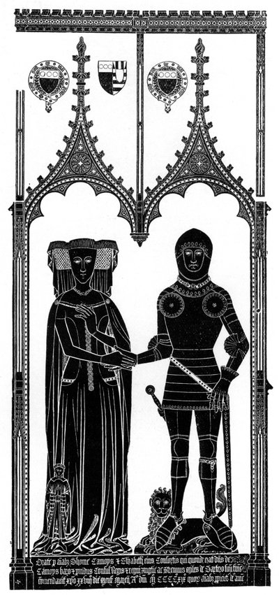 Ortaçağdan kalma bir pirinç oyma, c1421 1901 by Unbekannt