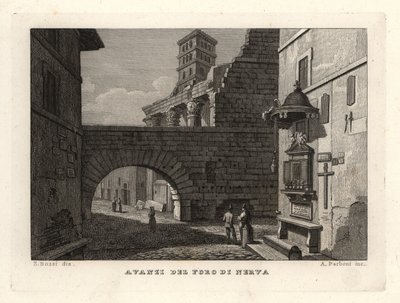 Nerva Forumu Harabeleri, Foro di Nerva, Roma by Unbekannt