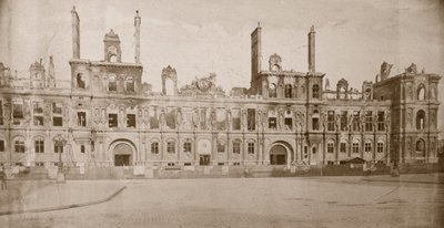 Hotel de Ville Harabeleri, Paris, Mayıs 1871 by Unbekannt