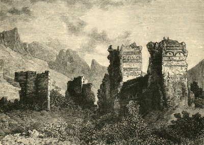 Eski Şehir Surları Harabeleri, Antakya, 1890. by Unbekannt
