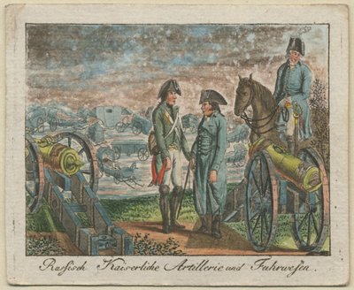 Rus İmparatorluk Topçu Mürettebatı, 1799 by Unbekannt