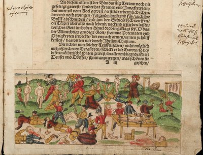 1578'de Livonia'da Rus vahşeti. Johann Jakob Wick'in mesaj koleksiyonundan... by Unbekannt
