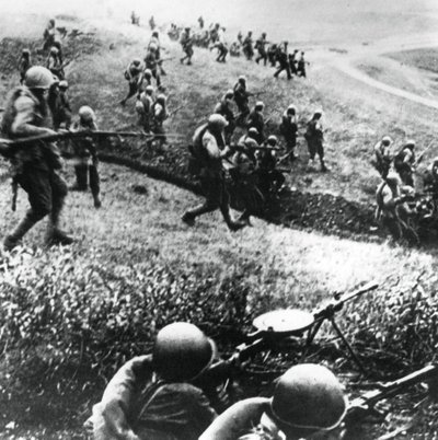 Rus birlikleri karşı saldırıda, Mozdok bölgesi, Kuzey Kafkasya, Eylül 1942 by Unbekannt