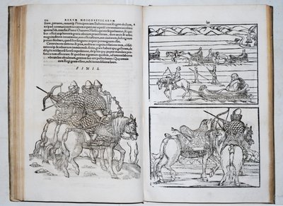 Rus savaşçılar. Siegmund von Herberstein Rusya üzerinden seyahat ediyor Kimden: Rerum Moscoviticarum commentarii.., 1571 by Unbekannt