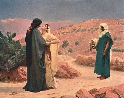 Ruth ve Naomi, 1886, c1902. by Unbekannt