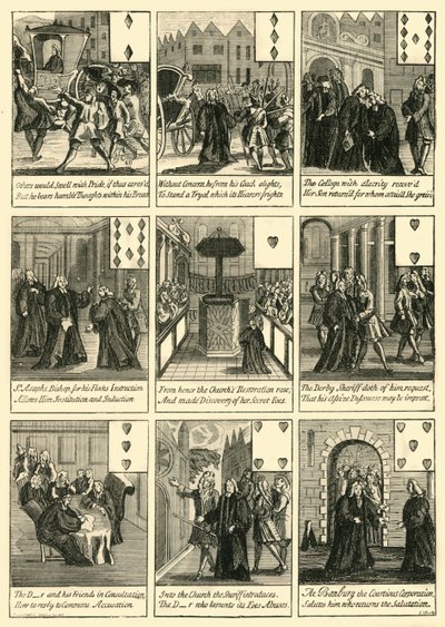 Sacheverell Kartları, c1872. by Unbekannt