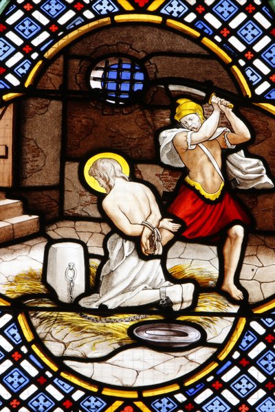 Saint-Corentin (Saint Corentin) Katedrali, Quimper Vitray: Vaftizci Yahya