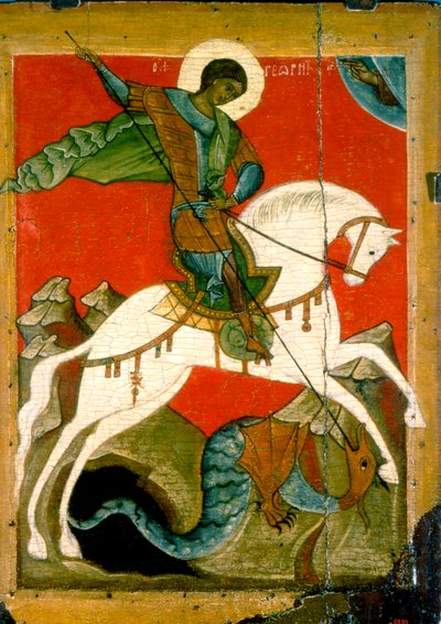 Aziz George ve Ejderha, 14. yüzyılın sonlarında by Unbekannt