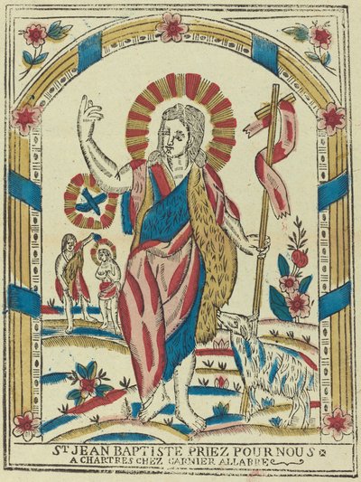Vaftizci Yahya Bizim İçin Dua Edin, c. 1820. by Unbekannt