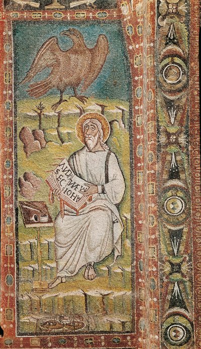 Aziz John Evangelist. Bizans mozaiği. 6. yüzyıl by Unbekannt