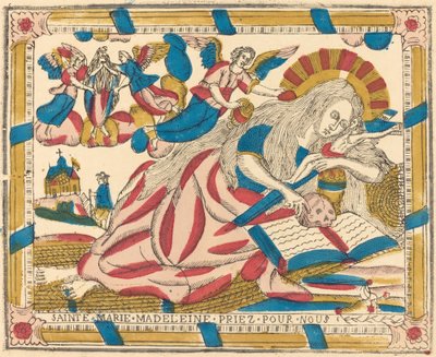 Aziz Mary Magdalene Bizim İçin Dua Edin, c. 1820. by Unbekannt