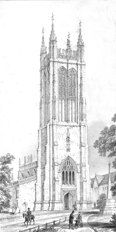 Aziz Peter Kilisesi, Evercreech, Somerset, c1850s by Unbekannt