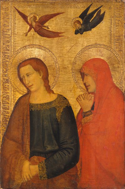 Aziz John the Evangelist ve Mary Magdalene, yaklaşık. 1335-45. by Unbekannt