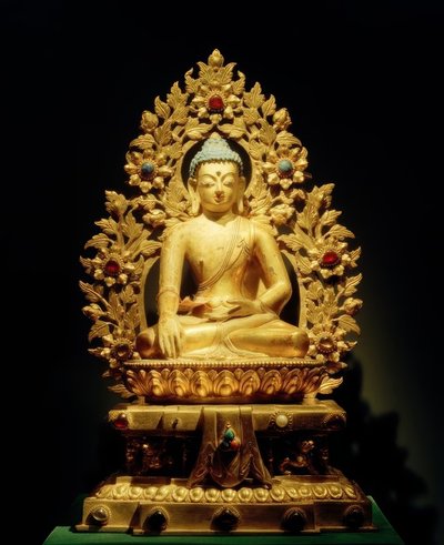 Sakyamuni heykeli, 18. yüzyıl by Unbekannt