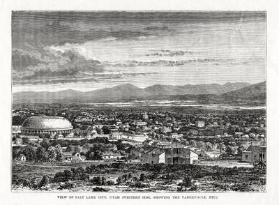 Salt Lake City, Utah, ABD, 1877 by Unbekannt