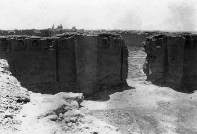 Malwiya kulesinden Samarra şehri, Mezopotamya, 1918 by Unbekannt