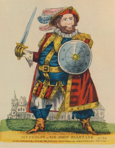 Samuel Phelps, 1804-1878, Falstaff, c1860, 1948. by Unbekannt