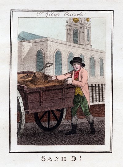 Sand O, St Giles Kilisesi, Londra, 1805 by Unbekannt