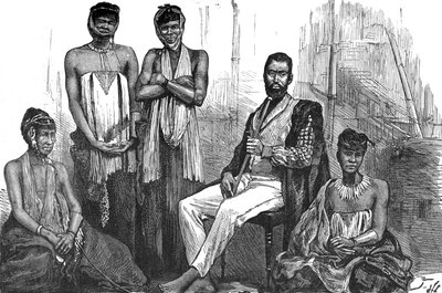 Sandilli, Gaikas ve Eşleri Şefi, c1880 by Unbekannt