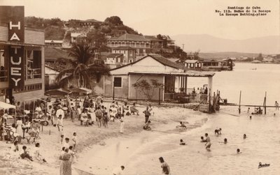 Santiago de Küba. La Socapa Yıkanma Yeri, Küba, c1900s by Unbekannt