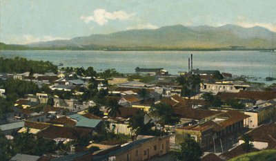Santiago de Küba. Kısmi görünüm, c1910. by Unbekannt