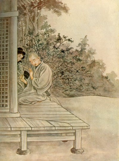 Sawaichi...repeated the Buddhist invocation: Namu Amida Butsu, 1919. by Unbekannt