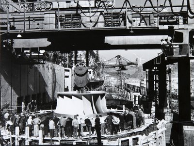 Sayano-Shushenskaya hidroelektrik santrali, SSCB, 1970