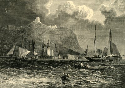 Scarborough Kalesi, Denizden, 1898. by Unbekannt