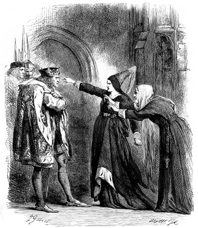 Shakespeares Richard III'ten bir sahne, 1591 c1858 by Unbekannt