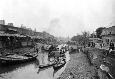 Whitely köprüsünden bir sahne, Ashar, Irak, 1917-1919 by Unbekannt