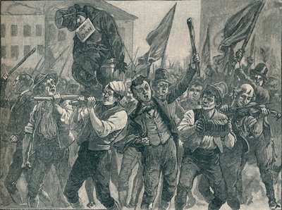 Belfast isyanlarından bir sahne, 19. yüzyıl 1906. by Unbekannt