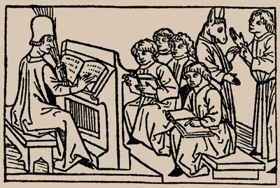 Okul dersleri. İnsan Hayatının Aynasından Rodericus Zamorensis, 1479 by Unbekannt