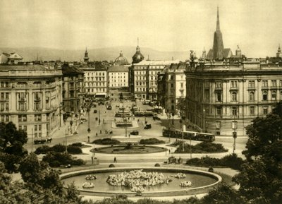 Schwarzenbergplatz, Viyana, Avusturya, c1935. by Unbekannt