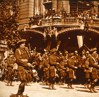 İskoç askerleri, 14 Temmuz 1919 by Unbekannt