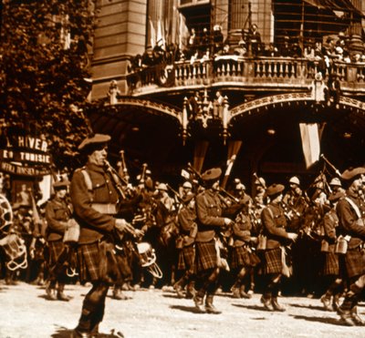 İskoç askerleri, 14 Temmuz 1919 by Unbekannt